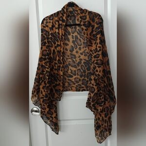 Leopard Print Scarf